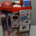 JOYIN Toddler Basketball Hoop Indoor, Adjustable Basketball Goal for Kids with 4 Balls, Game Toys for Playroom Pool Outdoor, Birthday Gift for Baby Boys Girls Age 1 2 3 4 - Air Pump Included (Blue and Orange)