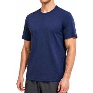Men's Workout T-Shirt Quick Dry Moisture Wicking Athletic Gym Shirts, Breathable Short Sleeve Training Running Tops (XL)