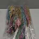 72 Pcs Pastel Christmas Tree Picks and Sprays Decoration Candy Christmas Tree Decor Artificial Glitter Berry Stems Pastel Candy Picks Ornaments Branches for Vase Filler Holiday Party Decoration