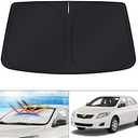 KUST Custom Fit Windshield Sun Shade for 2007-2011 Toyota Camry Sun Shield Screen Foldable Sun Visor Protector Blocks UV Rays Keep Your Car Cooler