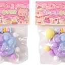 2 x 2PCS Taba Squishy Cat Paw Squeeze Toys,Sensory Fidget Toy for Your Best Mellow and Chill,Birthday Gift, Squishy Toys for Adults (Blue Purple Gradient-2PCS)