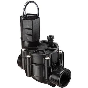 Rain Bird CP075 In-Line Automatic Sprinkler Valve, 3/4" Threaded x Female, Black