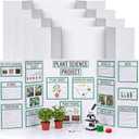 Pentafold Poster Board White Project Boards, 48 x 24'',4 Pack
