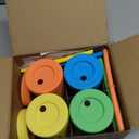 Elk and Friends 10oz Stainless Steel Kids + Toddler Drinking Cups | The Original Mason Jar with Sleeves + Lids | Silicone Straws | Smoothies | Storage Jar | Spill Resistant | Dishwasher Safe | 4 Pack (Green/Orange/Blue/Yellow)