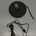 M-Amazup CD Player Portable, Rechargeable Portable CD Player with Dual Speakers and Anti Skip, CD, USB, AUX, LCD Display, Backlit Button, 5 EQ, A-B Repeat, 10 Speeds for Home Car Fabric, Black