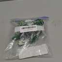 Amyhill 12 Pcs Tropical Leaf Decorative Shower Curtain Hooks Green Monstera Deliciosa Leaves Shower Curtain Rings Hanger Stainless Steel Resin Tropical Botanical Themed Hooks for Home Bathroom Decor