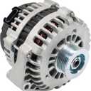 DB Electrical Alternator, 400-12236, Compatible with Buick Rainier 2006, Chevrolet Silverado 1500 4800cc 4.8L V8 2003-2004, Isuzu Ascender 5.3L 2003-2006, 12V 220 Amp, 6-Groove Pulley