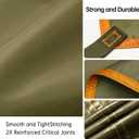 FREE SOLDIER Waterproof Portable Tarp Multifunctional Outdoor Camping Traveling Awning Backpacking Tarp Shelter Rain (Brown 1010.5ft)