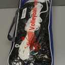 Professional Volleyball Net Outdoor with Aircraft Steel Cable, Heavy Duty VolleyballNet for Backyard, 32x3FT Portable Volleyball Nets for Pool Schoolyard Beach, Badminton/Pro VolleyballNets Set