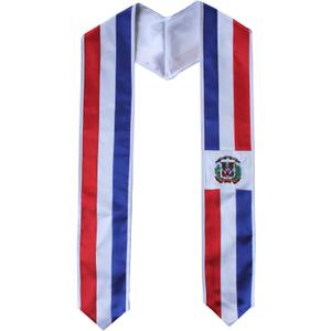 Country Flag Graduation Stole Sash International Graduate (Dominican Republic)