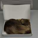 Long Ombre Blonde Wigs for Women 26 inch Long Wavy Middle Part Wig Ombre Blonde Wigs Upgraded Protein Fiber Hair Replacement Wig Cosplay Costume Halloween Wig(26'' Brown Ombre Blonde)