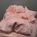 FUANNA Pink Queen Comforter Set 7 Pieces, Luxury Seersucker Queen Bed Set for All Seasons, Soft Bed in a Bag Queen Size with Comforter, Flat Sheet, Fitted Sheet, Pillowcases & Shams for Room Decor