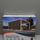 Shade&Beyond 90% Sun Shade Cloth with Grommets, 6' X 6' Pergola Shade Cover Canopy, Mesh Tarp Sun Screens for Patio, Outdoor, Garden, Backyard, Black