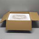 J-FAMILY 14.5'' x 10'' Bathroom Small Vessel Sink Above Counter White Porcelain Ceramic Sink Bowl Small Vanity Sink Lavatory Wash Basin