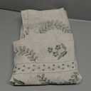 jinchan Belrose Linen Curtains for Bedroom Floral Curtains 63 Inch Length Linen Blend Sage Green Embroidered Drapes Farmhouse Flower Patterned Drapes for Living Room Window Treatments Set 2 Panels