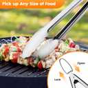 BBQ Accessories Grill Tools Set,Stainless Steel Barbecue Grill Accessories for Outdoor Grill,Barbecue Utensils Grilling Accessories Grilling Gifts for Men,Father's Day/Christmas (Sliver-22PCS)