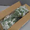 MARTINE MALL Babys Breath Artificial Flowers, 15 PCS White Baby Breath Flowers Artificial Bulk, Fake Babys Breath Gypsophila Real Touch Faux Babys Breath for Wedding Floral Arrangement Home Decor