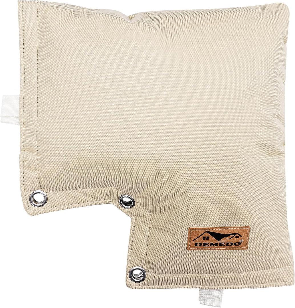 Backflow Preventer Insulation Cover - Backflow Pressure Vacuum Breaker Cover - Insulated Backflow Cover Pouch for Irrigation Back Flow Sprinkler Valves in Winter or Sun Exposure (13W x 12H, Sand)