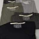 Charles Wilson Men's 5 Pack Crew Neck T-Shirt (X-Large, Grey Essentials U624)