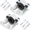 Front Brake Calipers without Bracket 184339+184340 Replacement for Jeep TJ 1997-2006, Wrangler 1990-2006, Cherokee 1990-2001, Grand Cherokee 1993-1998, Comanche 1990-1992, Wagoneer 1990