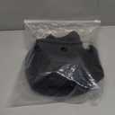 MEROKEETY Women's Summer Sleeveless Mini Dresses Button Crewneck A Line Elegant Sweater Tank Dress, Black, Small