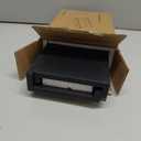 Small Black Floating Shelves for Wall Decor, Wall Mounted Wood Shelf for Bedroom, Living Room, Bathroom, Kitchen, Nursery, Display Ledge Shelf with Lip Set of 2-8 Inches, Black