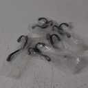 HARPOON 5 Pack of Mounted Tri Hooks, Heavy Duty, Stainless Steel, Metal Coat Hook Rail for Coat Hat Towel Purse Robes Mudroom Bathroom Entryway (Oil-Rubbed Bronze)