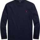 POLO RALPH LAUREN Mens Classic Fit Logo Jersey Long Sleeve T-Shirt (Medium)