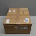 Mifoci 50 Pcs 9.5oz Clear Plastic Jars Containers Wide Mouth Food Storage Jar for Kitchen Dry Food Butter Honey Cosmetics Cream, Black and Brown (3.35''l x 2.56''h)