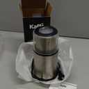 Kaffe Electric Coffee Blade Grinder w/Removable Cup - 4.5oz - Stainless Steel (w/Cleaning Brush)