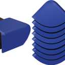 Baby Proofing Corner Protectors (8 Pack) | Extra-Large 2.5" Food-Grade Silicone Corner Guards | Extra-Thick, Non-Toxic, Choke-Proof Edge Bumpers | Strong Adhesive for Furniture Safety | Child-Proofing (Galaxy Blue)
