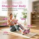 6-Tube Foot Pedal Resistance Band, Heavy-Duty Natural Rubber Tension Bands for Full Body Workout, Home Fitness Training for Abdomen, Arms, Legs & Waist