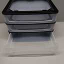 IRIS Small Desktop Drawer System, 1 Pack, Black