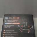 RELEXNOW Red Light Therapy for Shoulders and Neck Massage with Heat, 5000 mAh Battery Cordless Near Infrared Red Light Therapy Pad for Body, Wearable Heating Pad for Upper Back, Shoulder & Neck