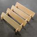 Wooden Rack Stand Wooden User-Friendly Design,  17.3x15.5"