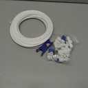 1/4 Water Line, cnaodun with 1/4" OD 39.4ft Water Tubing Reverse Osmosis Quick Connect Fittings Push To Connect Water Tube Fittings for RO Water Filter