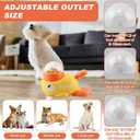 Pet Treat Dispenser Toy, Duck-Shaped Interactive Dog Puzzle Slow Feeder Toy for Small Medium Dogs and Cats, Promotes IQ Training and Entertainment Reduces Bloating Anti-Gulping