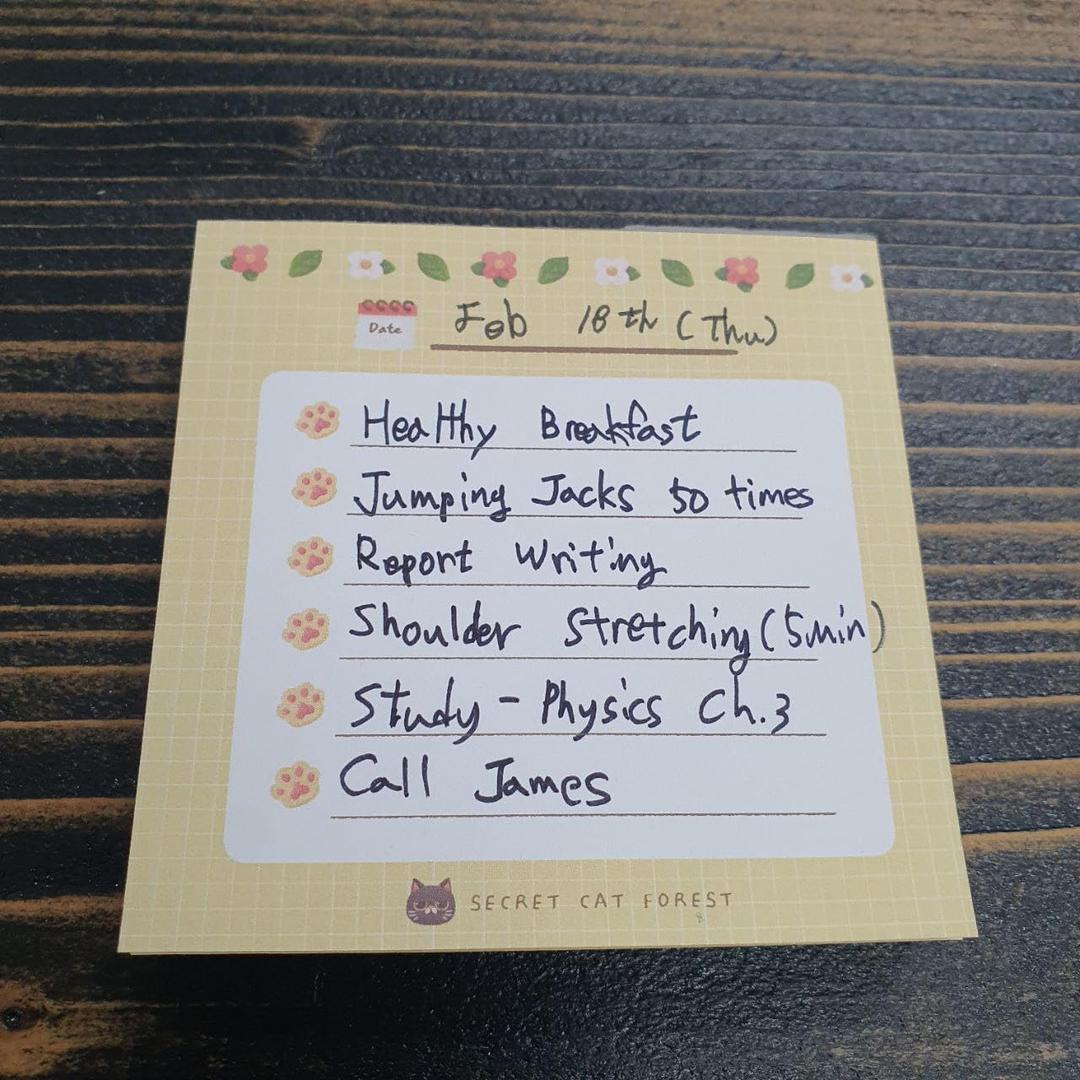 2 x To do list, Chore Chart Memo, 100 Sheets to Do List, Home Office School Planner Reminder Supplies, Daily Notepad Bulk, Cute Paw Check Box Design, Daily Checklist