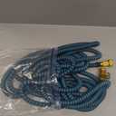75 ft Expandable Garden Hose - All New 2026 Retractable Water Hose with 3/4" Solid Brass Fittings, Extra Strength Fabric - Flexible Expanding Hose with 10 Pattern Spray Nozzle