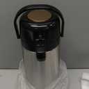 TOMAKEIT Airpot Coffee Carafe for Keeping Hot,102oz/3L Coffee Dispenser Thermal with Pump,Insulated Stainless Steel Hot Beverage Dispenser for Parties,Thermal Carafe for Hot Drinks Water Tea Chocolate