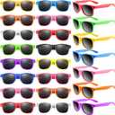 TUPARKA Sunglasses Party Favors Neon Colors Sunglasses Bulk Goody Bag Fillers for Beach Birthday Party Pool Party Supplies