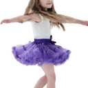 Girl's Lightweight Tutu Skirt Princess Puffy Skirt Layered Ballet Dance Skirt(Green,L) (Green, L)