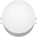 Globe Bathroom Vanity Light Fixtures, Modern 3 Lights Wall Lighting Chrome, Porch Wall Mount Light Fixture for Bathroom, Over Mirror Cabinets