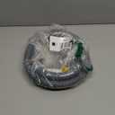 Manste Washer Drain Hose Extension,6FT, Washing Machine Drain Hose Extensionextra Long Washer Drain Hose, U-Bend Holder, Adapter 4 Pcs Clamps