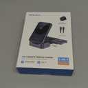 Qi2 3 in 1 Wireless Charger for Apple Devices, Qi2 15W Magnetic Foldable Wireless Fast Charger for iPhone 17/16/15/14/13/12, Apple Watch and AirPods