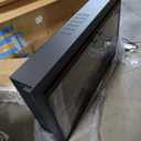 Benrocks 50'' Electric Fireplace Inserts with Glass Door, Recessed Wall Electric Fireplace Heater with Fire Crackling Sound, Adjustable Top Light & Flame Speed, Overheating Protection, 750/1500W Black