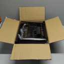 YKLSLH 4 Baskets Over The Sink Dish Drying Rack, Extendable Large Capacity Sink Rack, Metal Drying Rack Saving Space,for Most Sinks (26.57"-35") (Black)