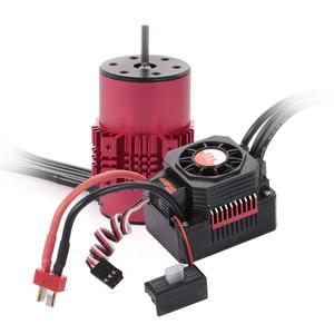 GoolRC Surpass Hobby 3660 Brushless Motor and ESC Combo, 2600KV Brushless Motor and 60A ESC for 1/10 Scale RC Car Truck Indispensable Accessory for Modification Enthusiasts