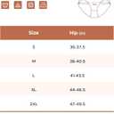 INNERSY Womens Underwear Cotton High Waisted Panties for Women Soft Jacquard Ladies Briefs 4 Pack (M)