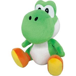 Little Buddy Super Mario All Star Collection 1416 Yoshi Stuffed Plush, 8", Multi-colored
